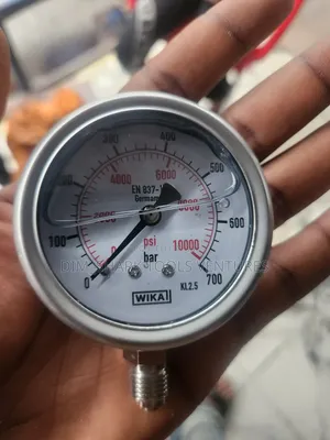 Wika Stainless Steel Pressure Gauge With a 4-Inch Dial