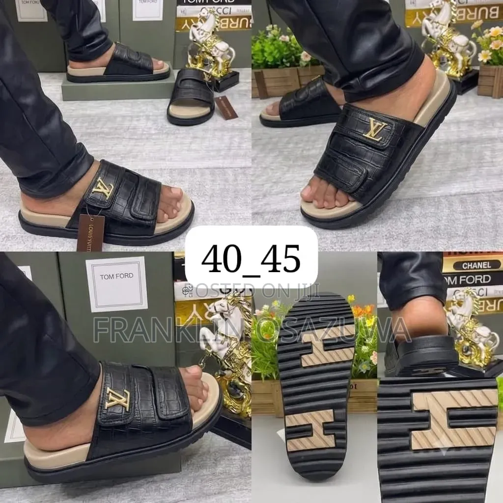 Louis Vuitton Men's Luxury Slide Sandals