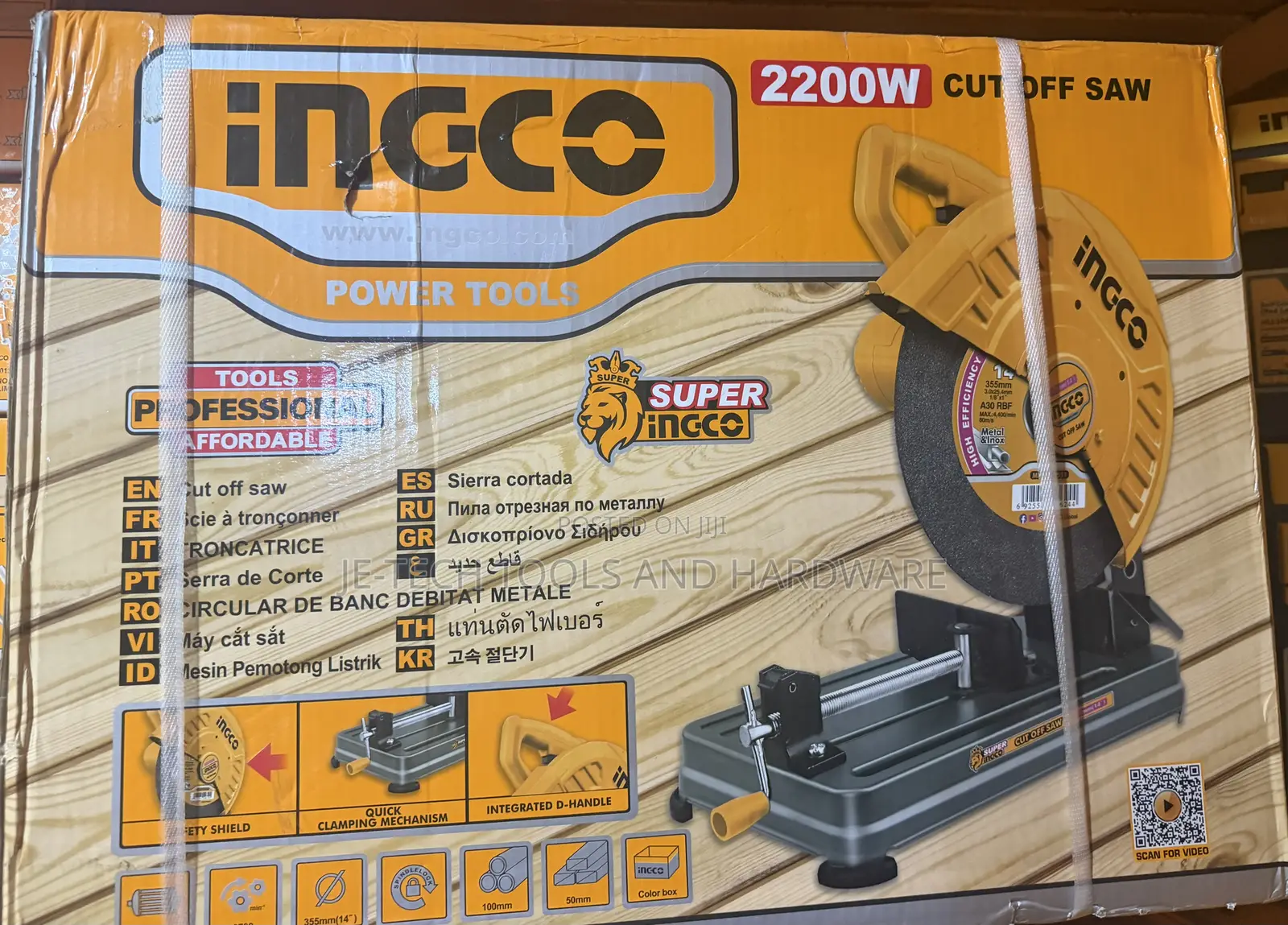 Ingco 2200W Industrial Cut-Off Saw