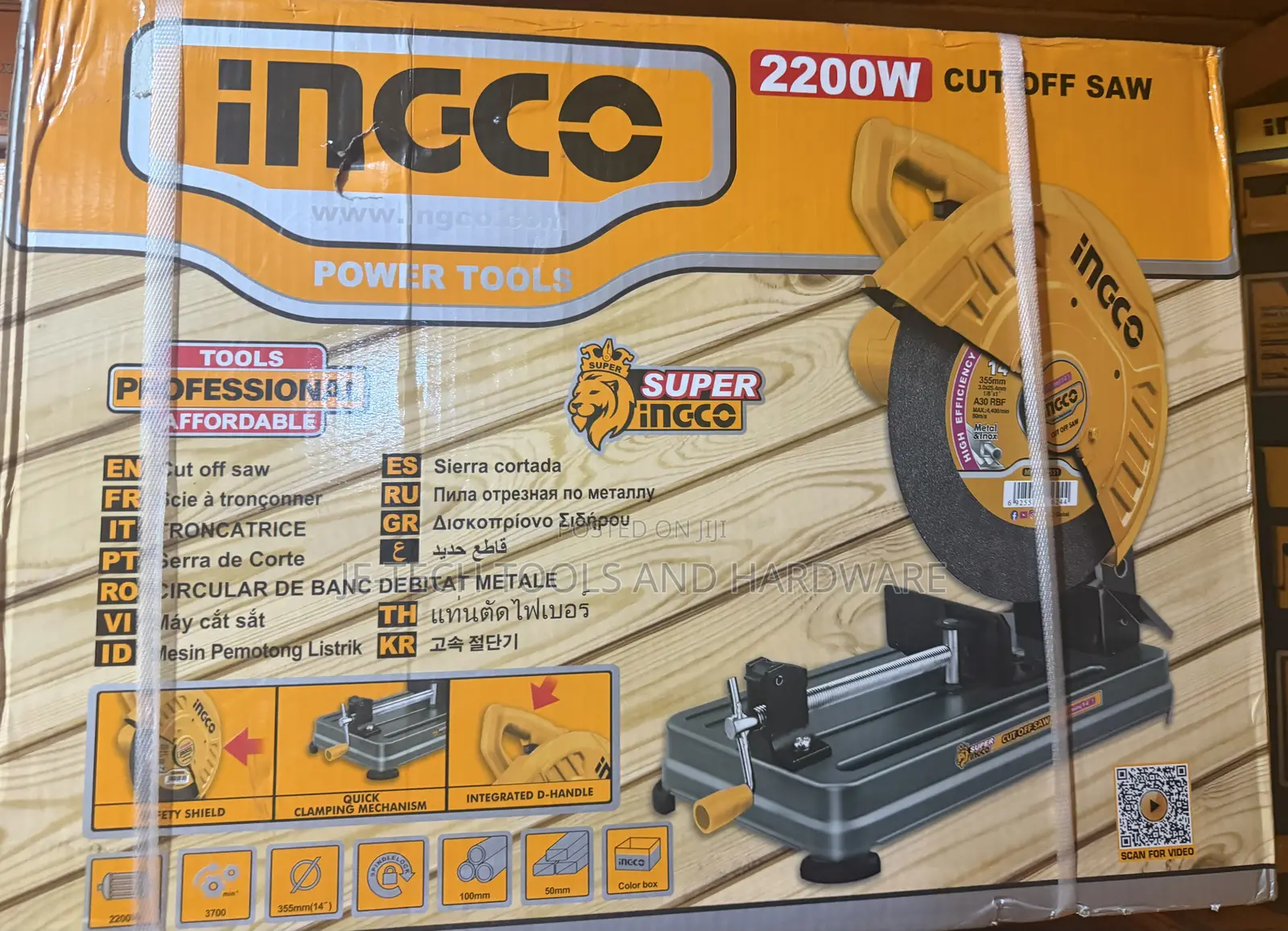 Ingco 2200W Industrial Cut-Off Saw