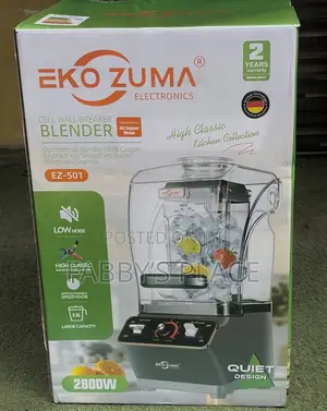 Eko Zuma Ez 501 2.5l Soundproof Commercial Blender, 2800w