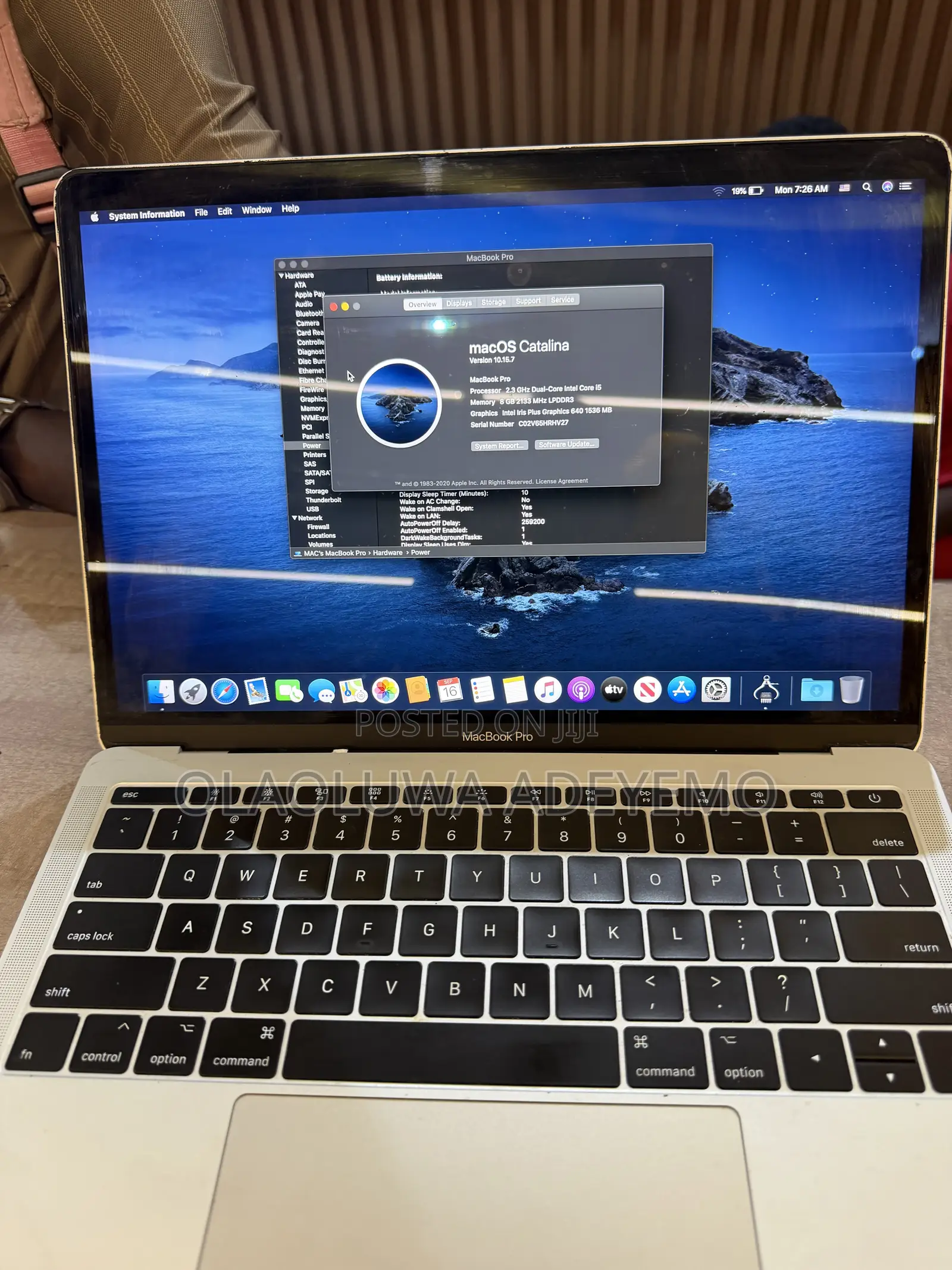 Laptop Apple MacBook Pro 2017 8GB Intel Core i5 SSD 128GB