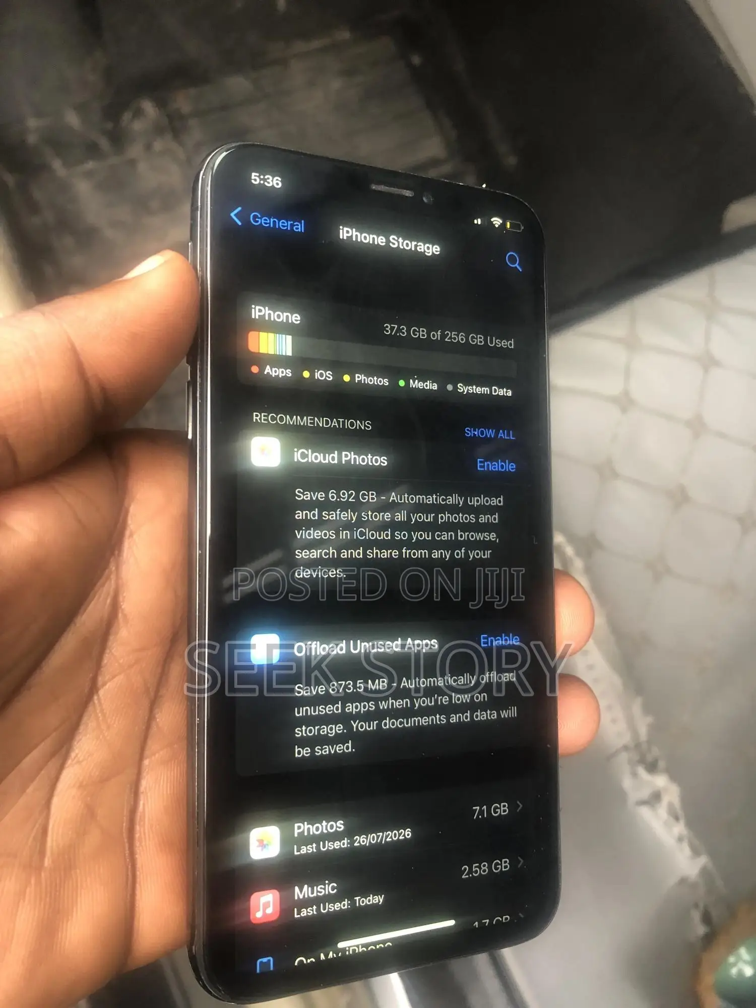 Apple iPhone X 256 GB Black