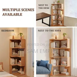 Corner Bookshelf