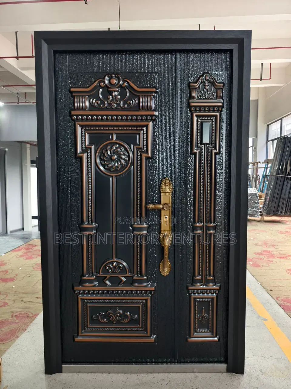 4ft by 7ft Copper Security Cast Door 13