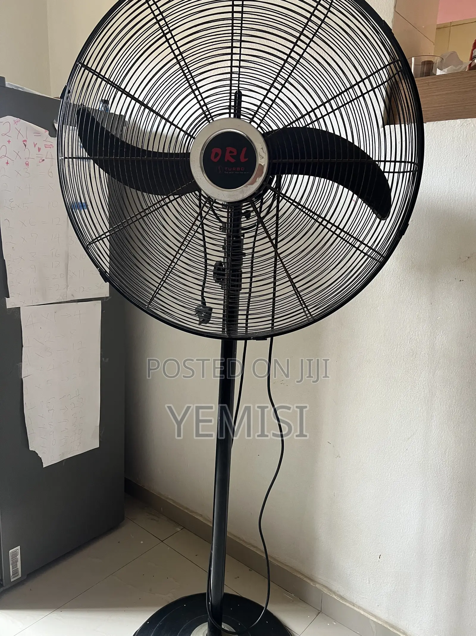 Fairly Used Standing Fan