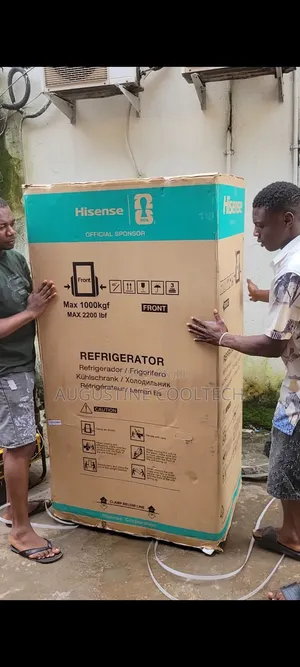 Brand New Hisense Side by Side Refrigerator With Dispenser