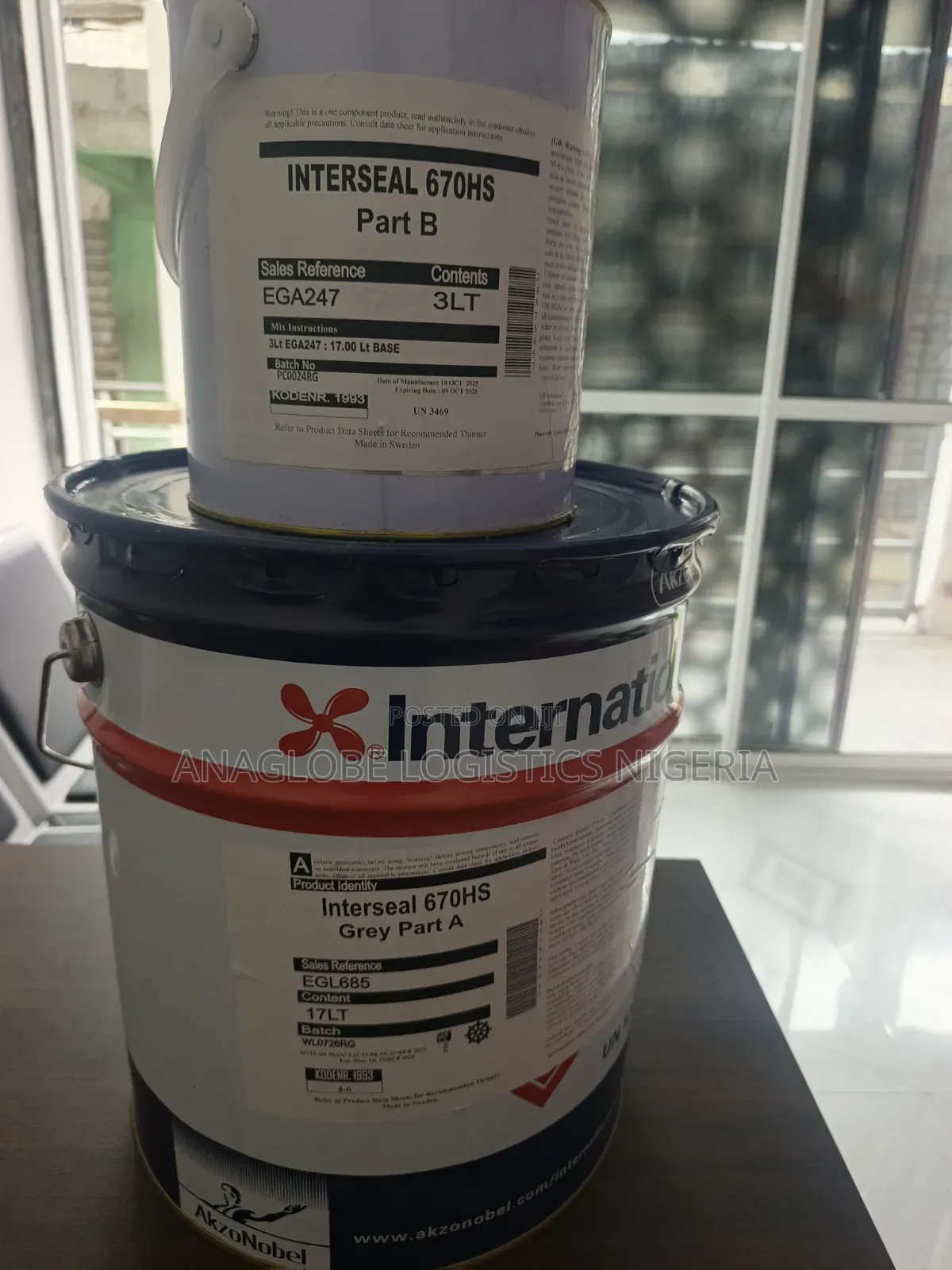 Interseal 670Hs a B Epoxy Coating 20L