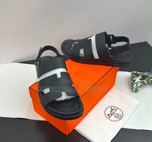 Hermes Izmir Leather Men Sandals