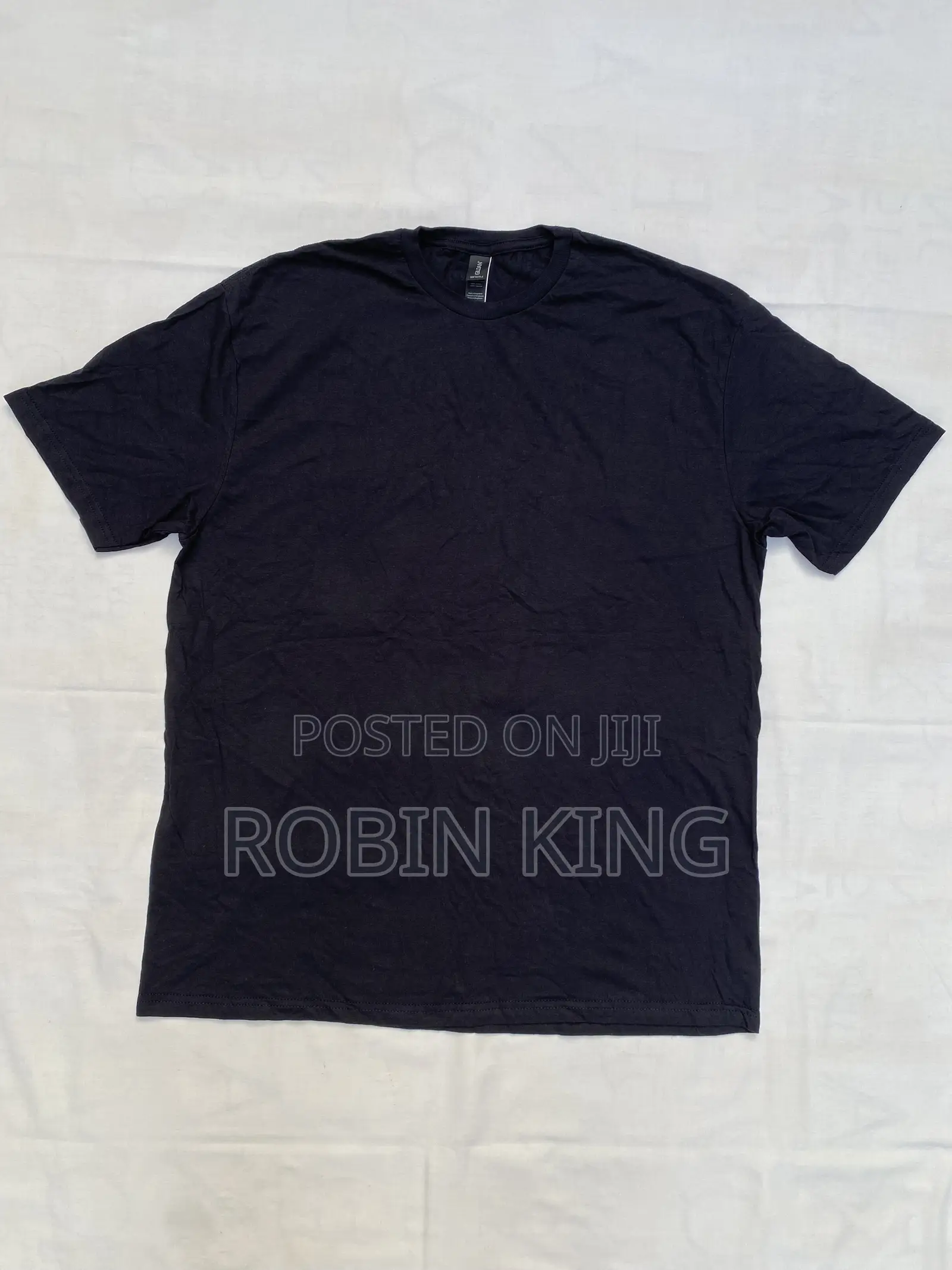 Gildan Softstyle Black Plain Tee Shirt Size Extra Large X L