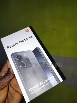 New Xiaomi Redmi Note 14 4G 256 GB Black