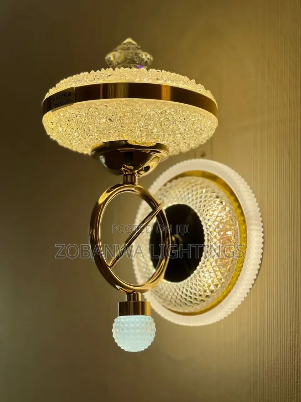 Creative Luxury Crystal Wall Lamp for Bedroom