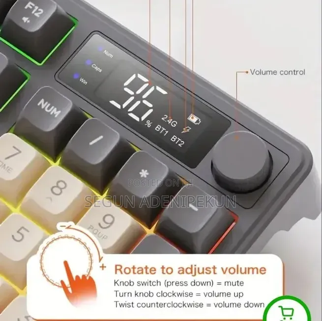 Freewolf 96 Key Mechanical Gaming Keyboard