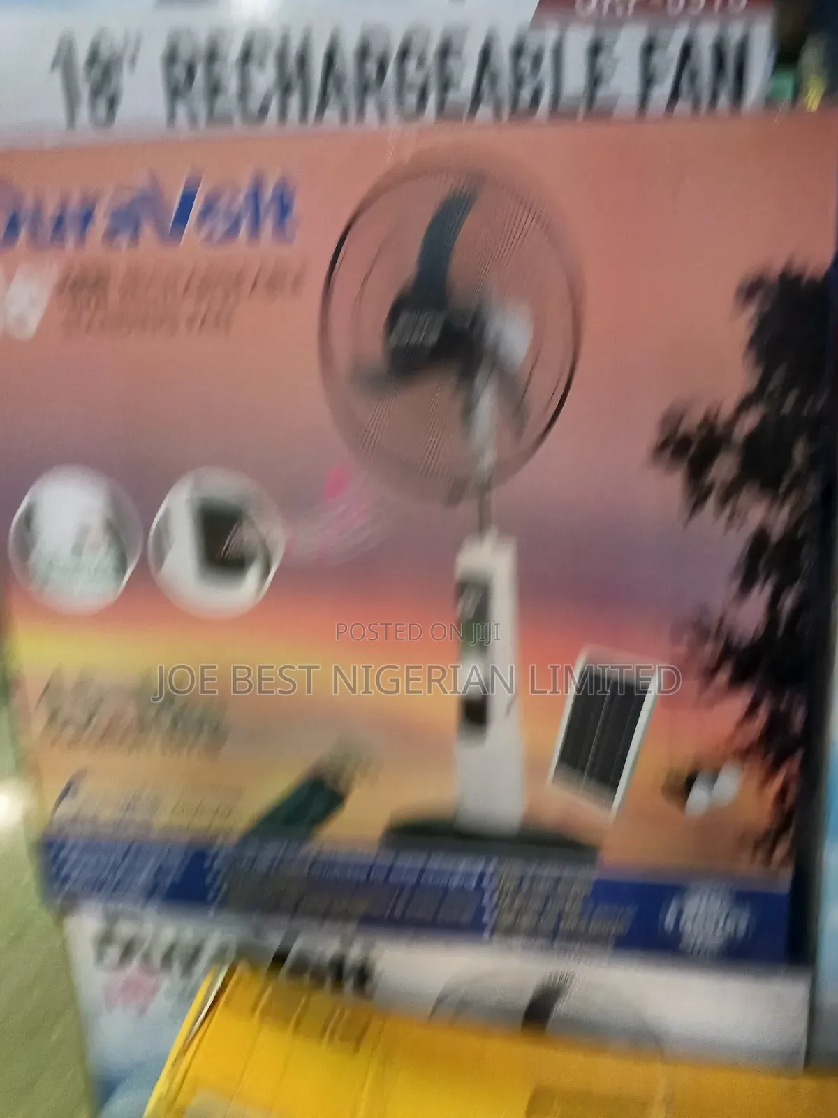 Rechargeable Standing Fan