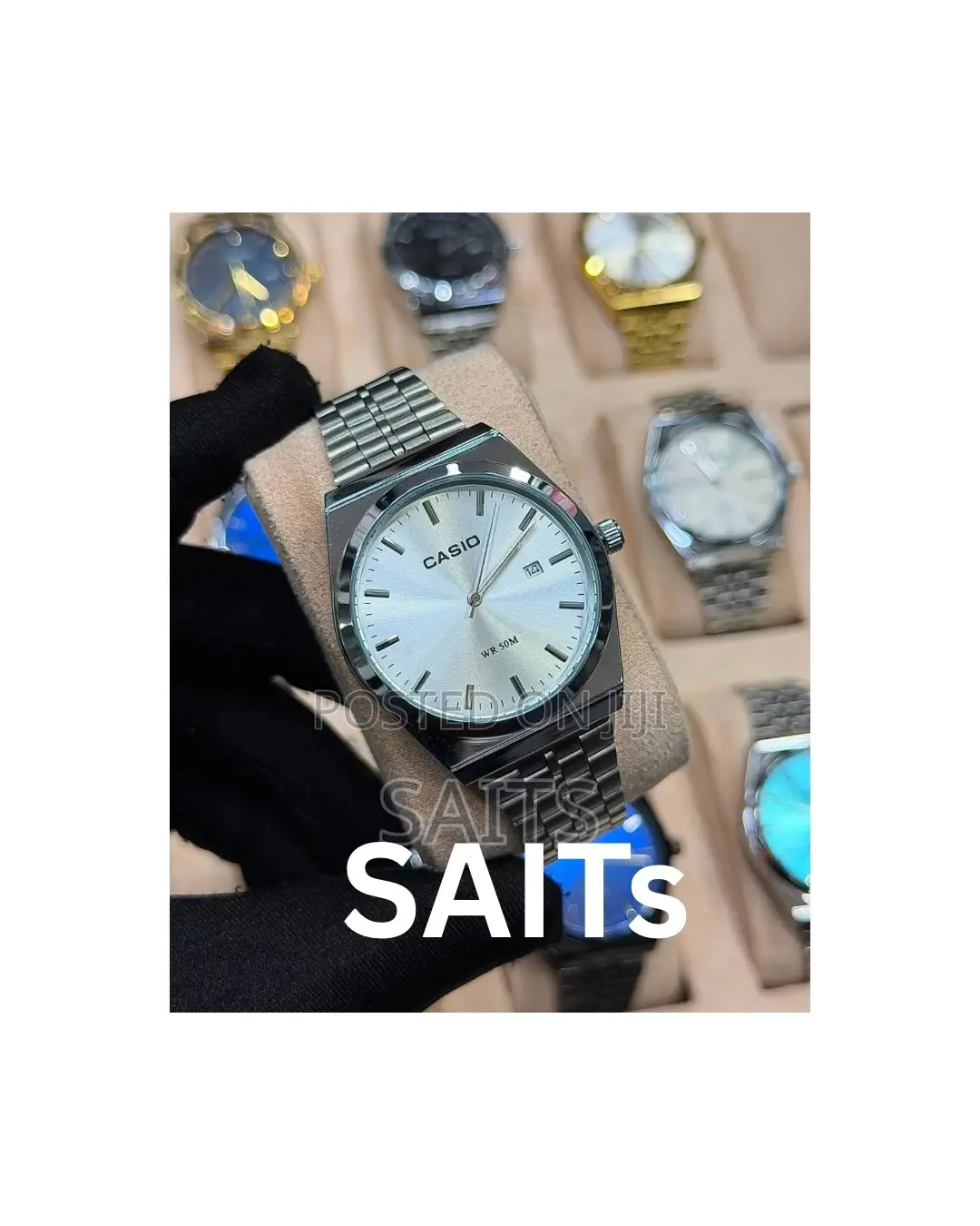 Casio Analog Wristwatch - Casio MTP-B145G-9AV