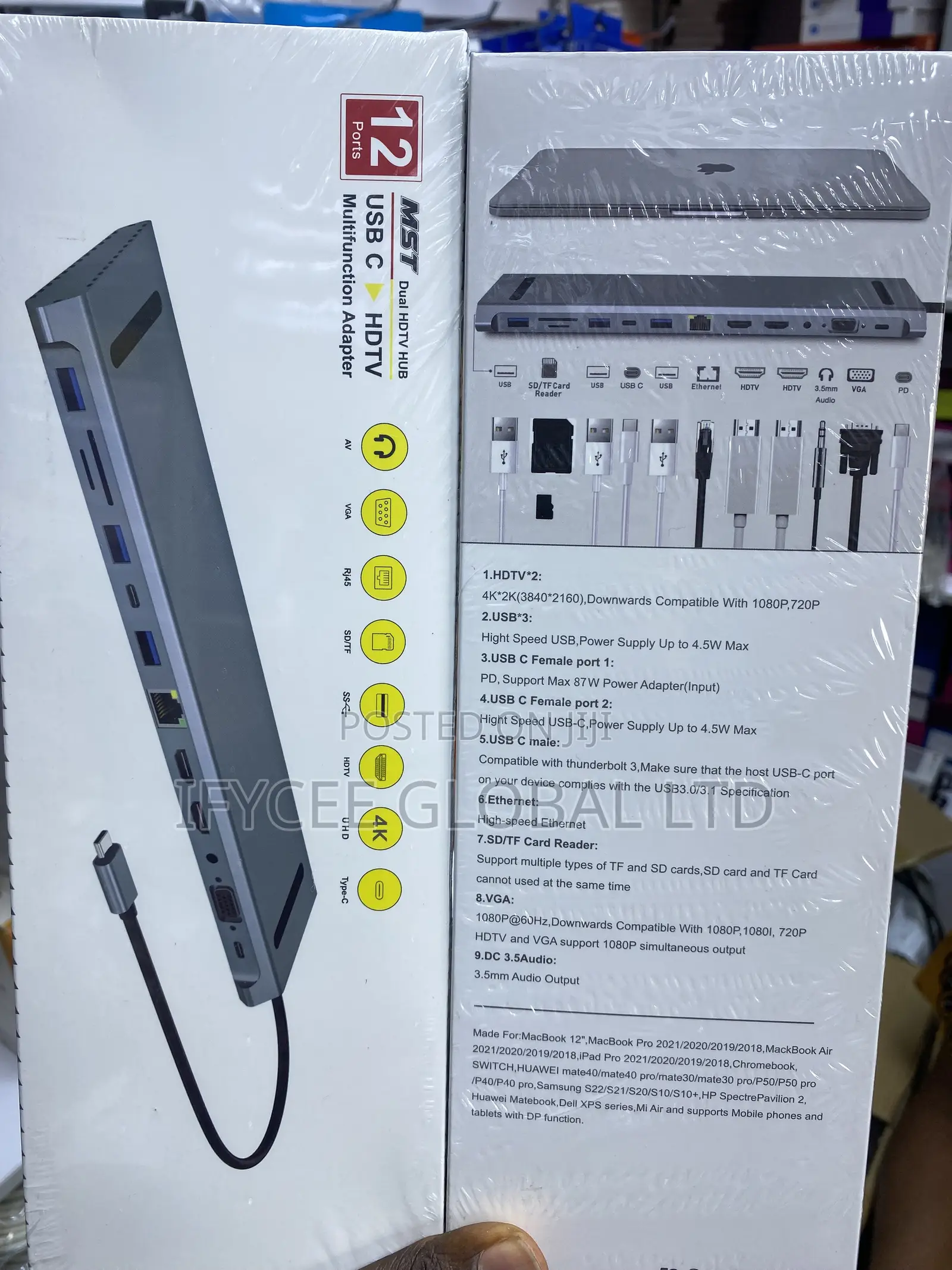 Type C 12 in 1 Adapter