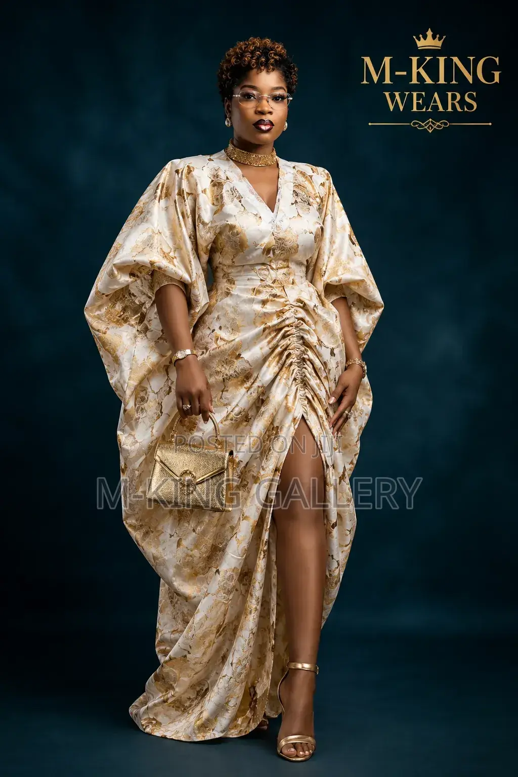 Damask Brocade Gown