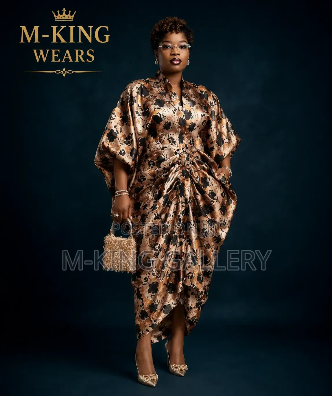 Damask Brocade Gown