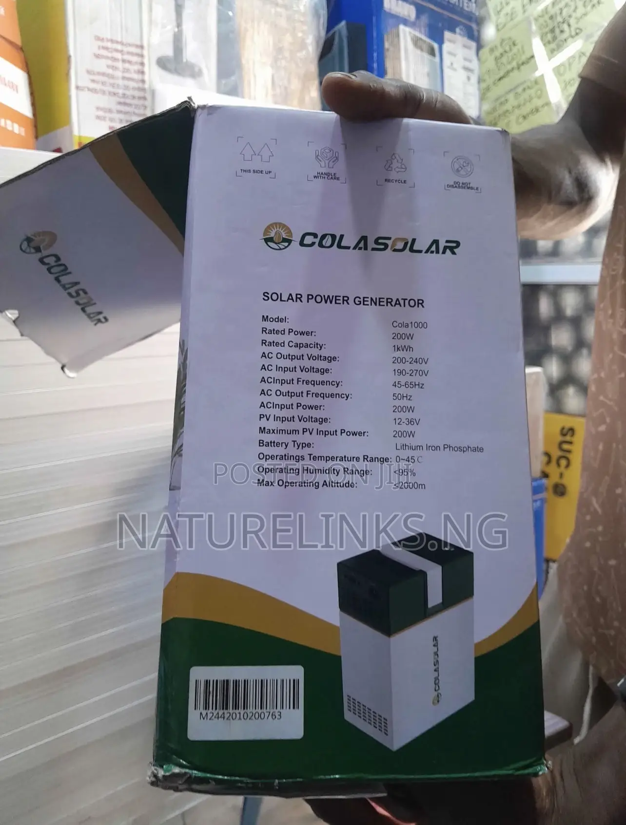 1000W Cola Solar Generator
