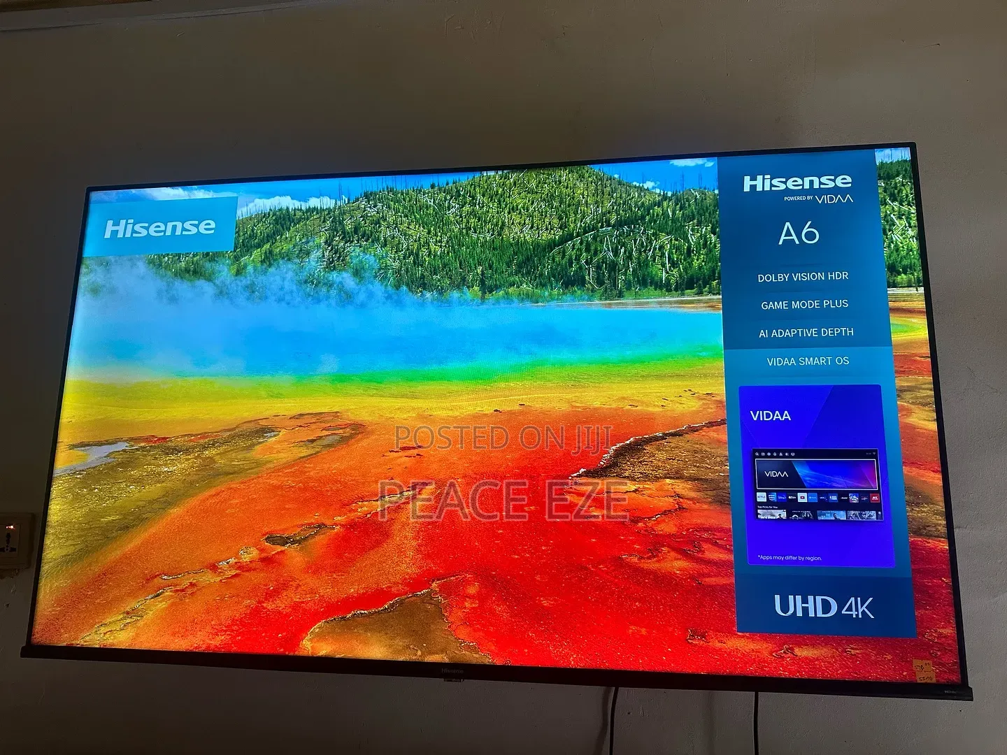 55"hisense A6 Display Smart TV