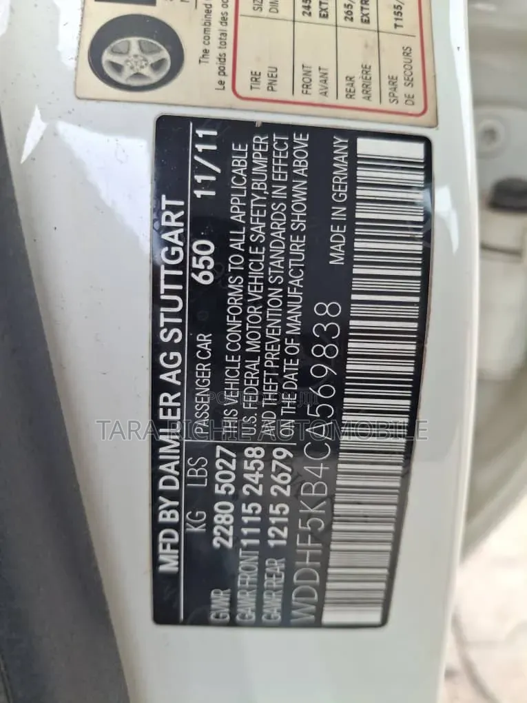 Mercedes-Benz E350 2012 White