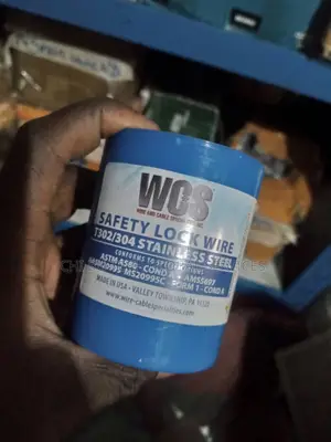 Blue Canister of WCS Safety Lock Wire