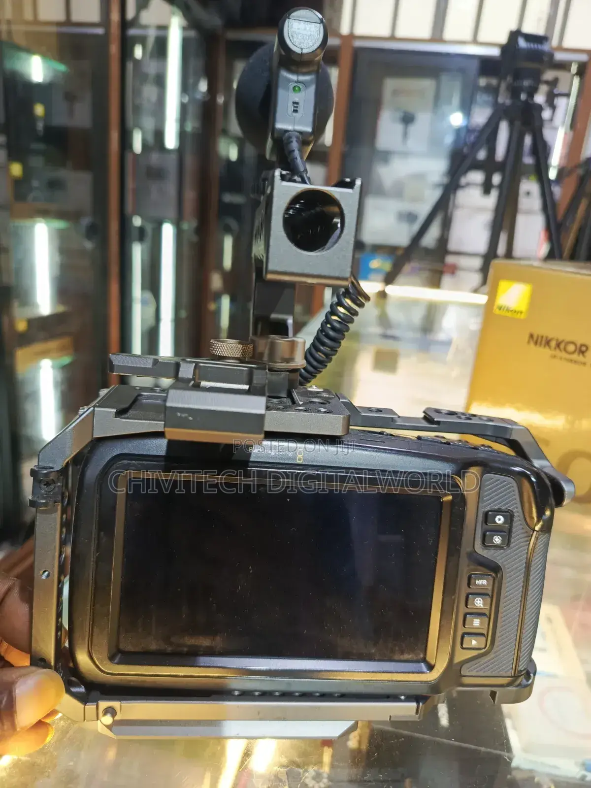Blackmagic Camera With Cage