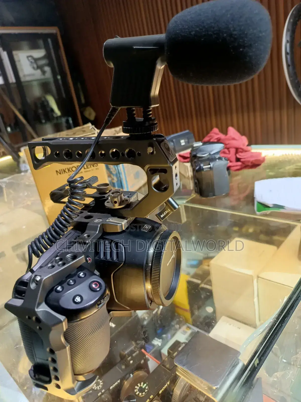 Blackmagic Camera With Cage