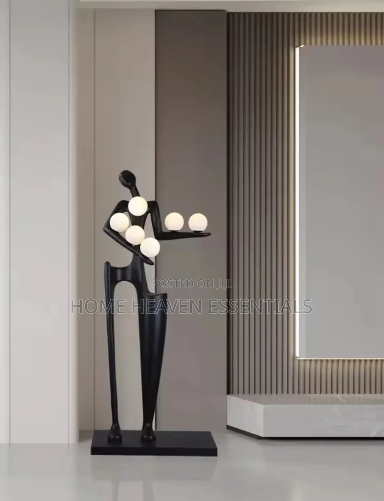 Luxury Art Decorative Humanoid Floor Lamp
