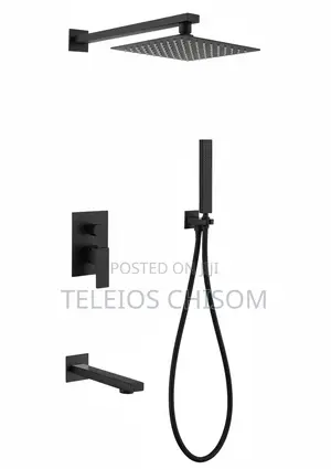 Black Coundit Shower Square