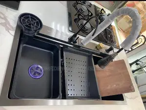 Digital Kitchen Sink With 2 Taps