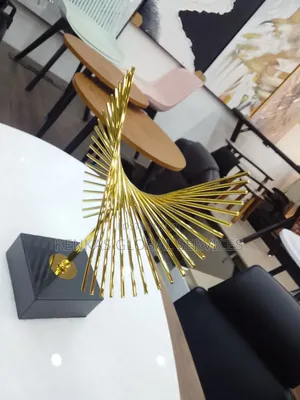 Abstract Gold Sculpture