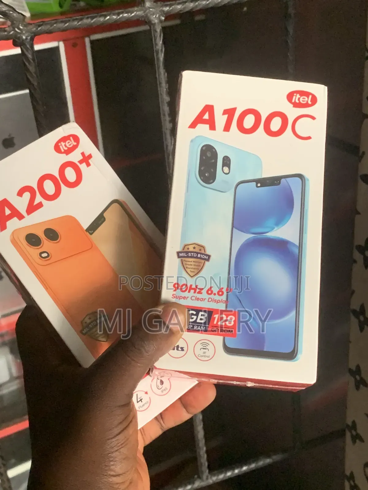 New Itel A100C 128 GB Black