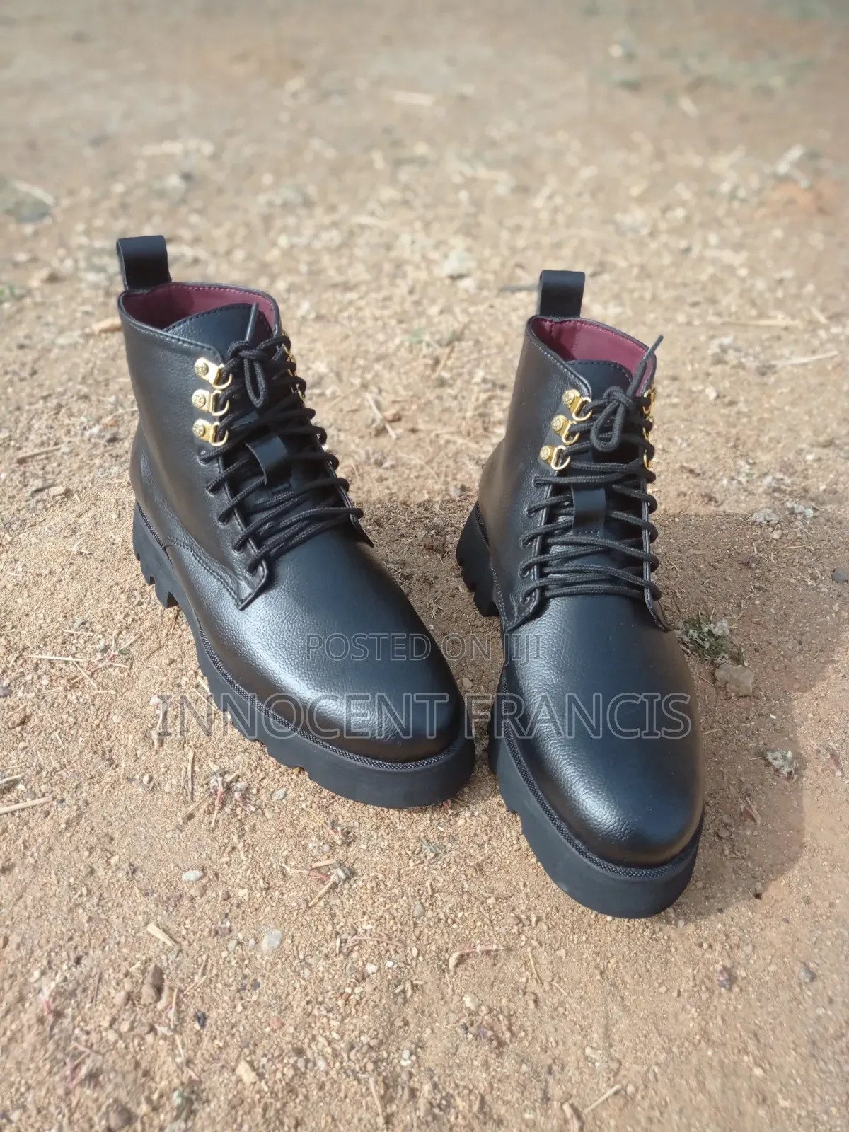 Black Lace Up Boots