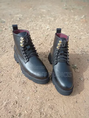 Black Lace Up Boots