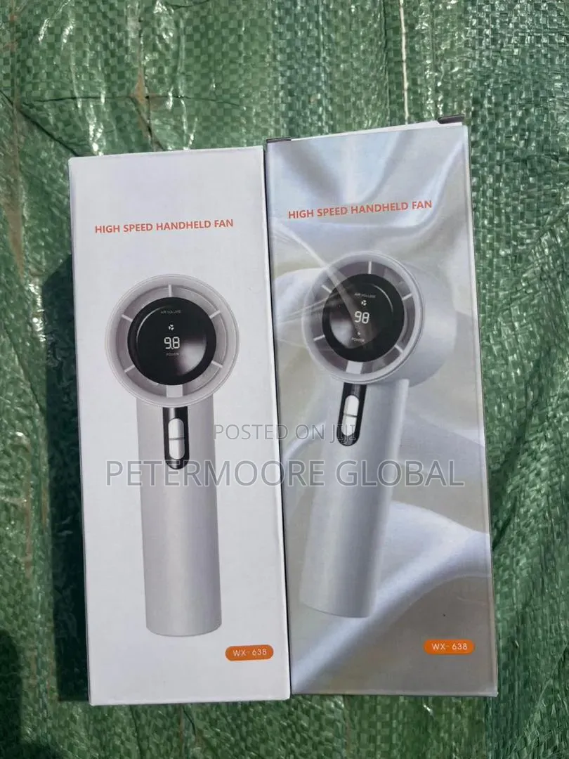 HIGH SPEED Handheld Fan | 100-Level Infinite Variable Speed |