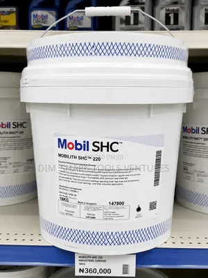 18KG Pail of Mobil Mobilith SHC 220 Synthetic Industrial Grease