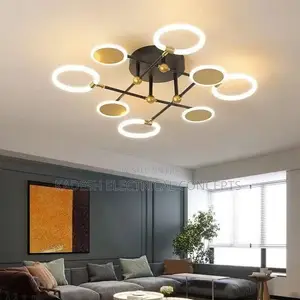 Modern LED Ceiling Chandelier Aluminum Luxury Lights Living Room