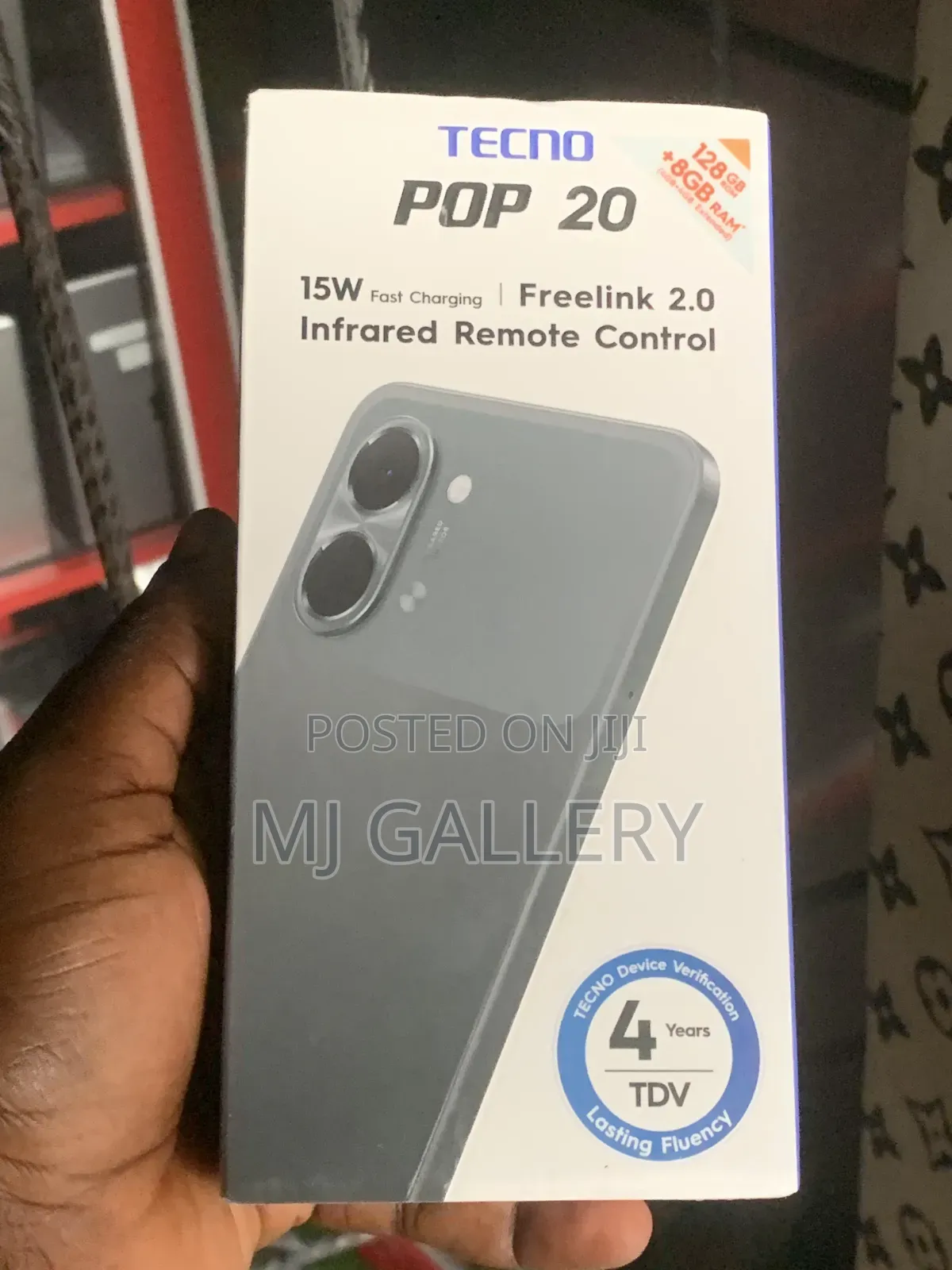 New Tecno Pop 20 128 GB Black