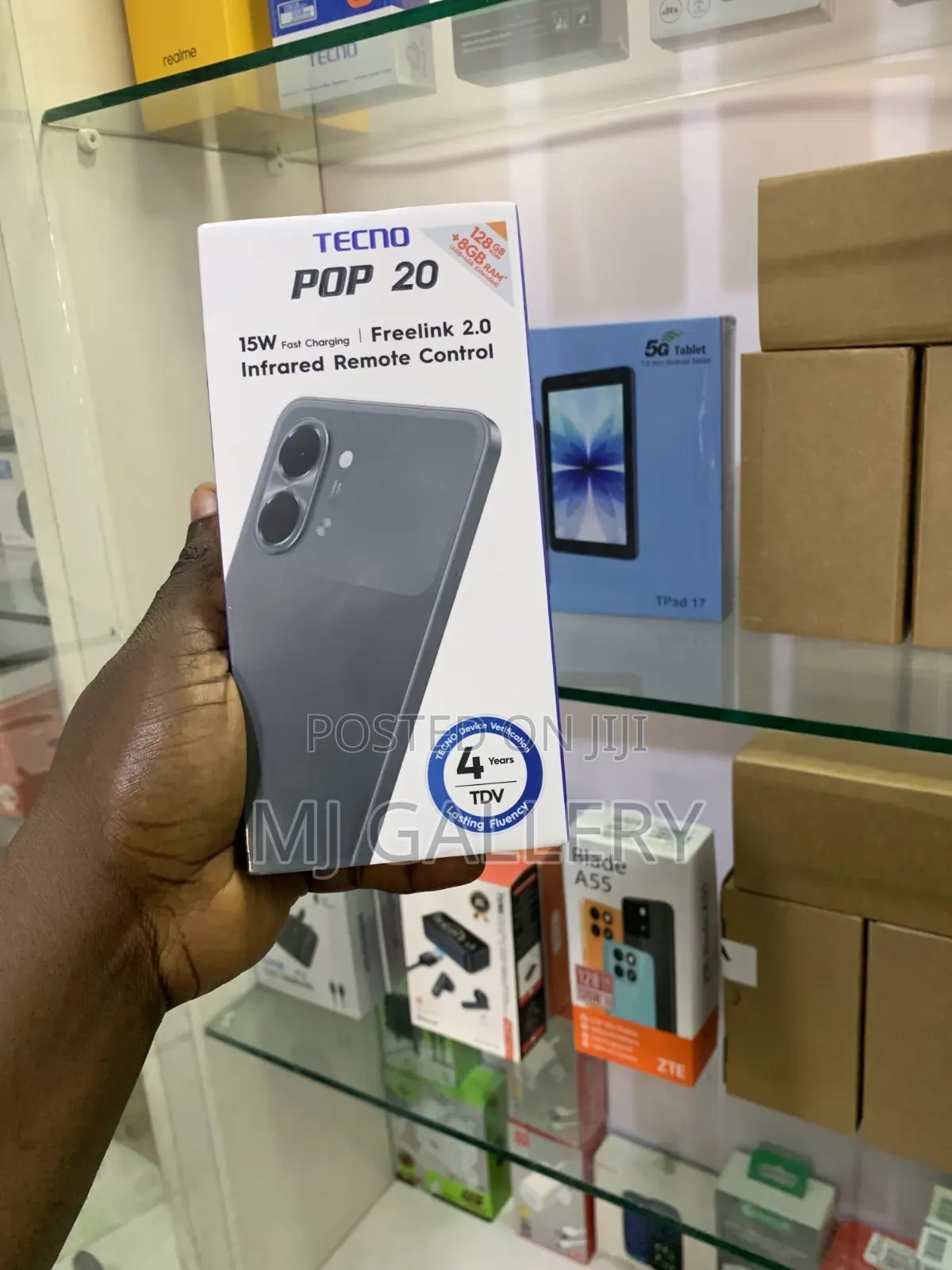 New Tecno Pop 20 128 GB Black