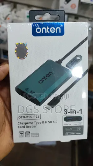 Onten Otn KSS P21 3in1 Cfexpress Type B SD 4.0 Card Reader