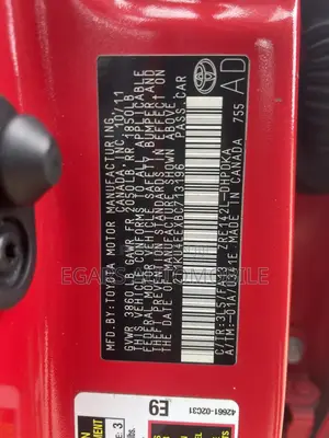 Toyota Matrix L Hatchback FWD (1.8L 4cyl 5M) 2012 Red