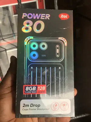 New Itel Power 80 128 GB Black