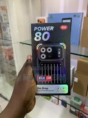New Itel Power 80 128 GB Black