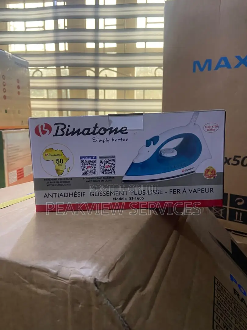 Binatone Steam Iron With Precision Temperature Control SI-1605