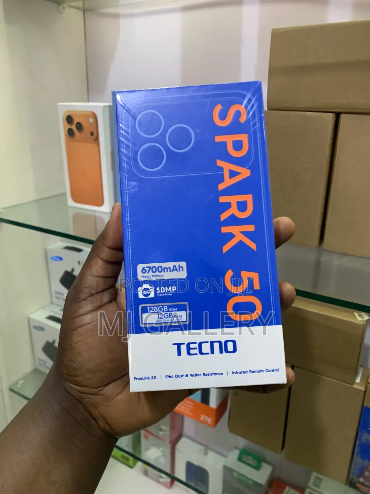 New Tecno Spark 50 128 GB Black
