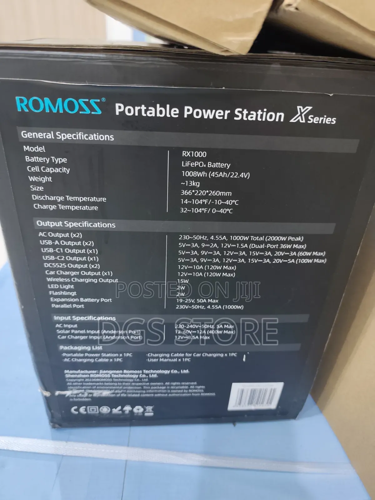 Romoss Rx1000 Portable Power Station 1008wh