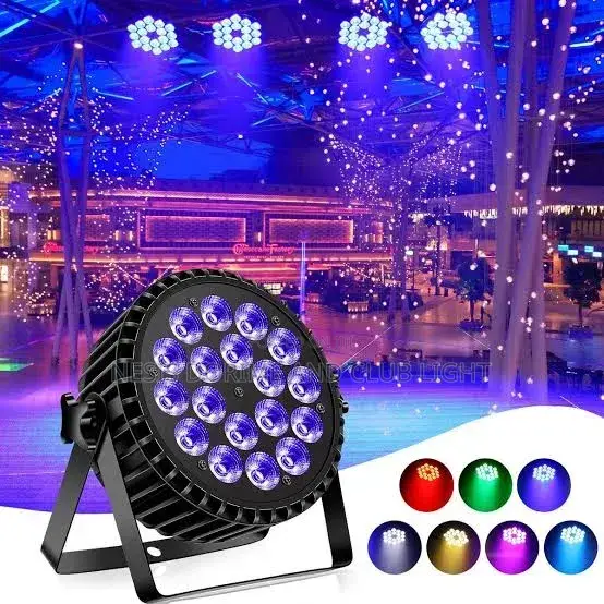 18x12Watts Flat LED Parcan