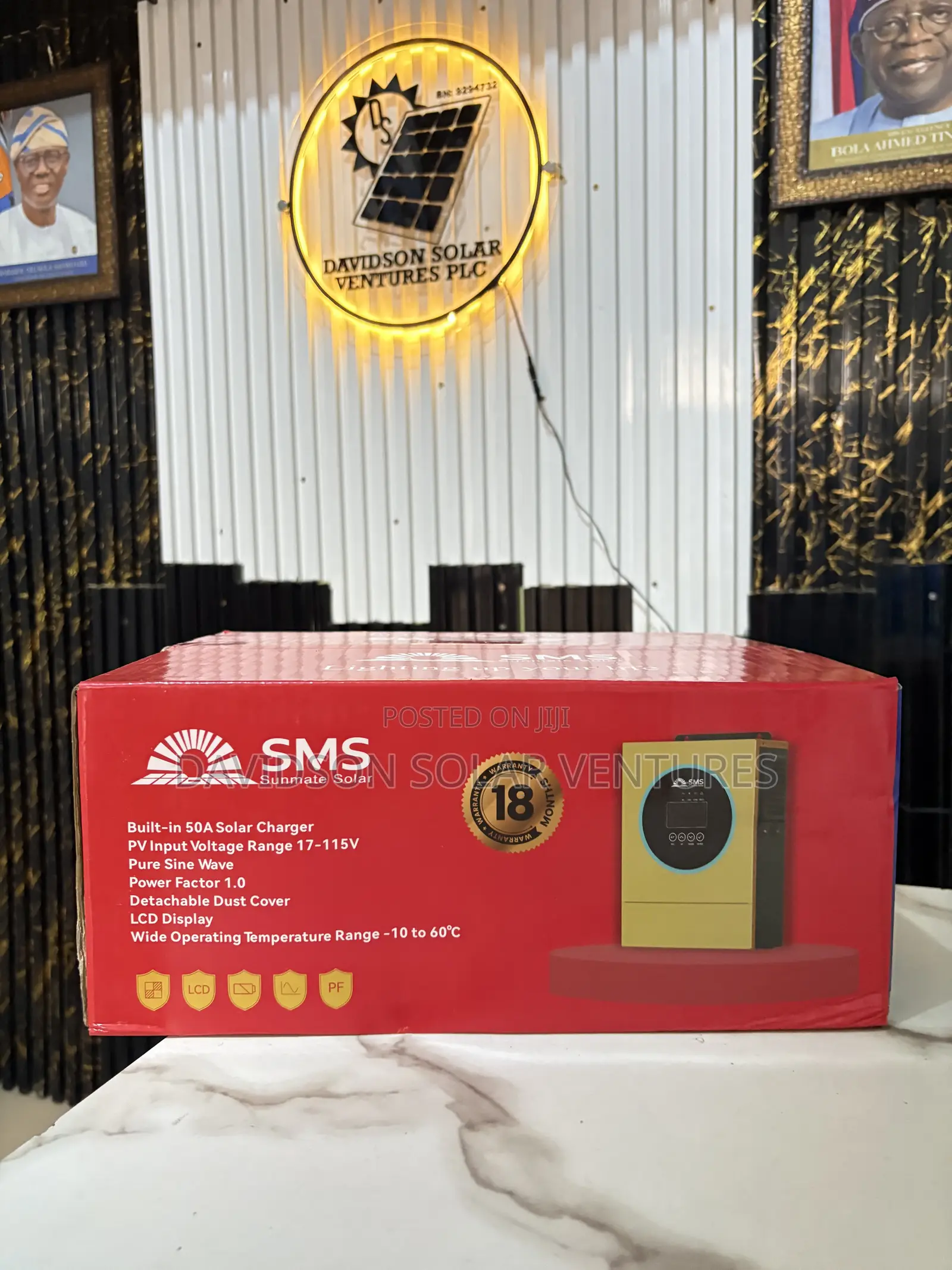 12v 1.2kva SMS Hybrid Solar Inverter