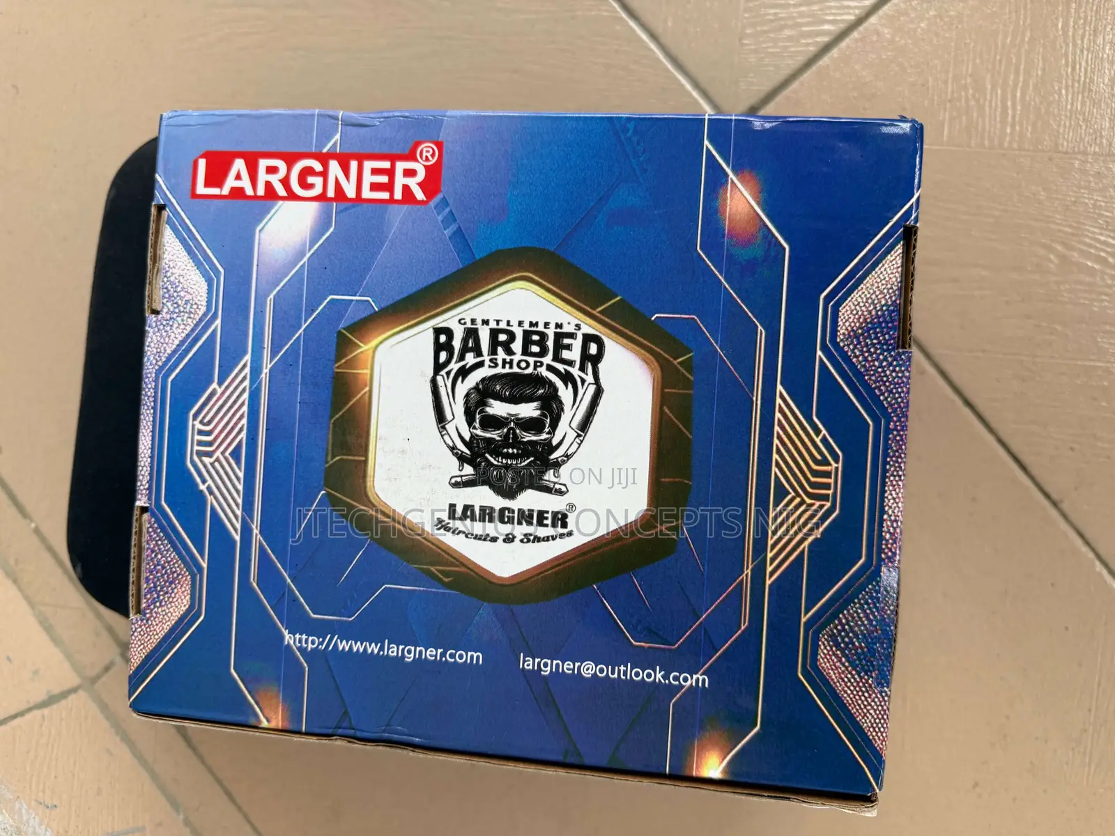 LARGNER Professional Gold Hair Clipper | Rechargeable Barber Clipper